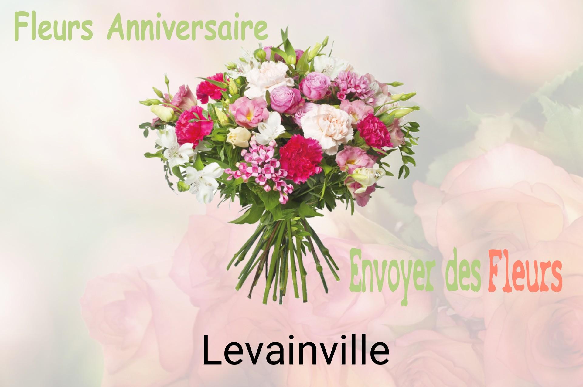 Bouquet de fleurs d’anniversaire livré à Levainville