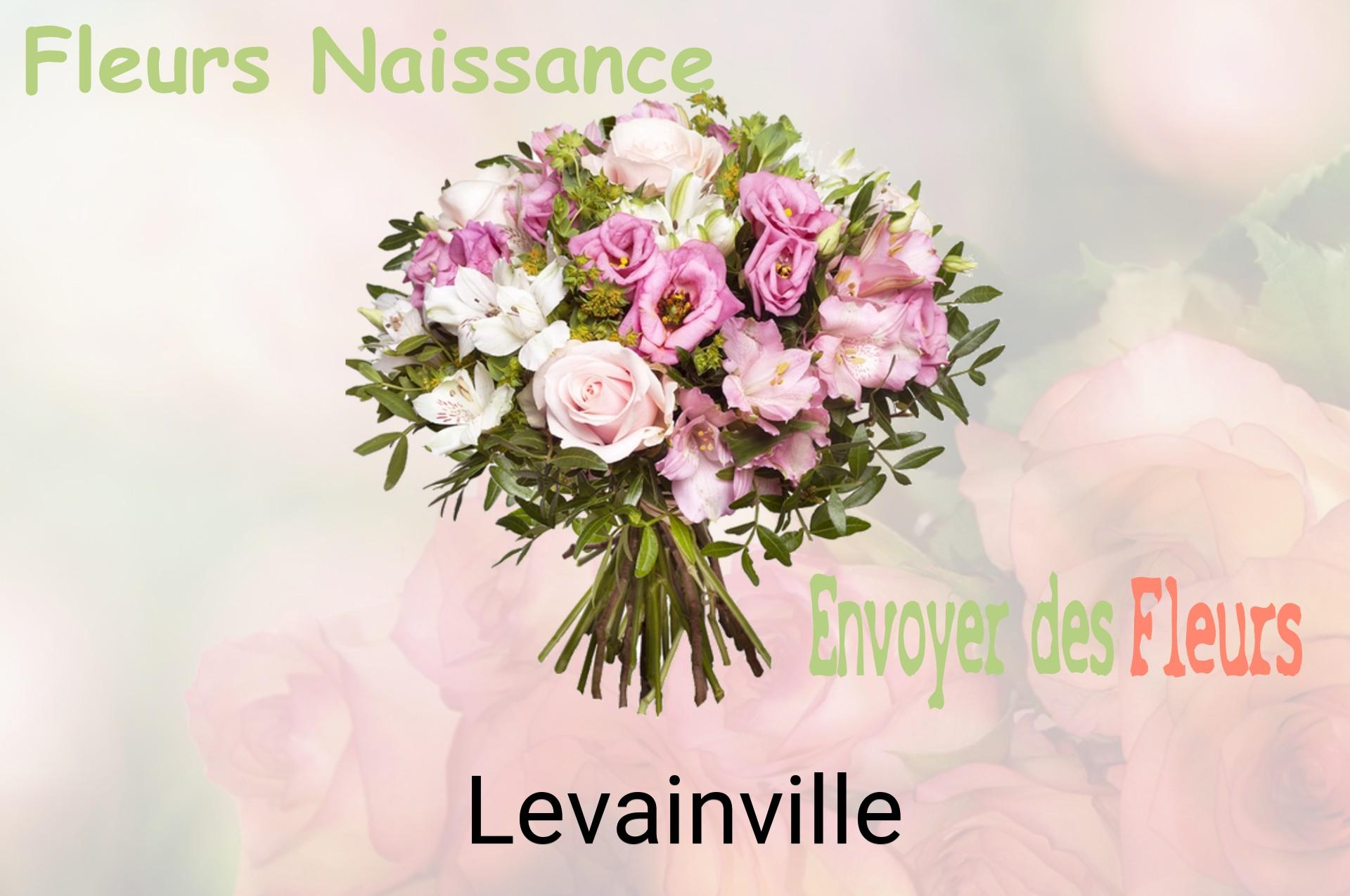 Bouquet de fleurs de naissance livré à Levainville
